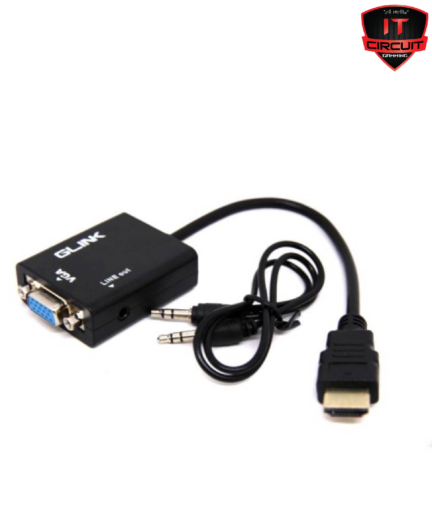 Glink GL-021 สายแปลง HDMI TO VGA