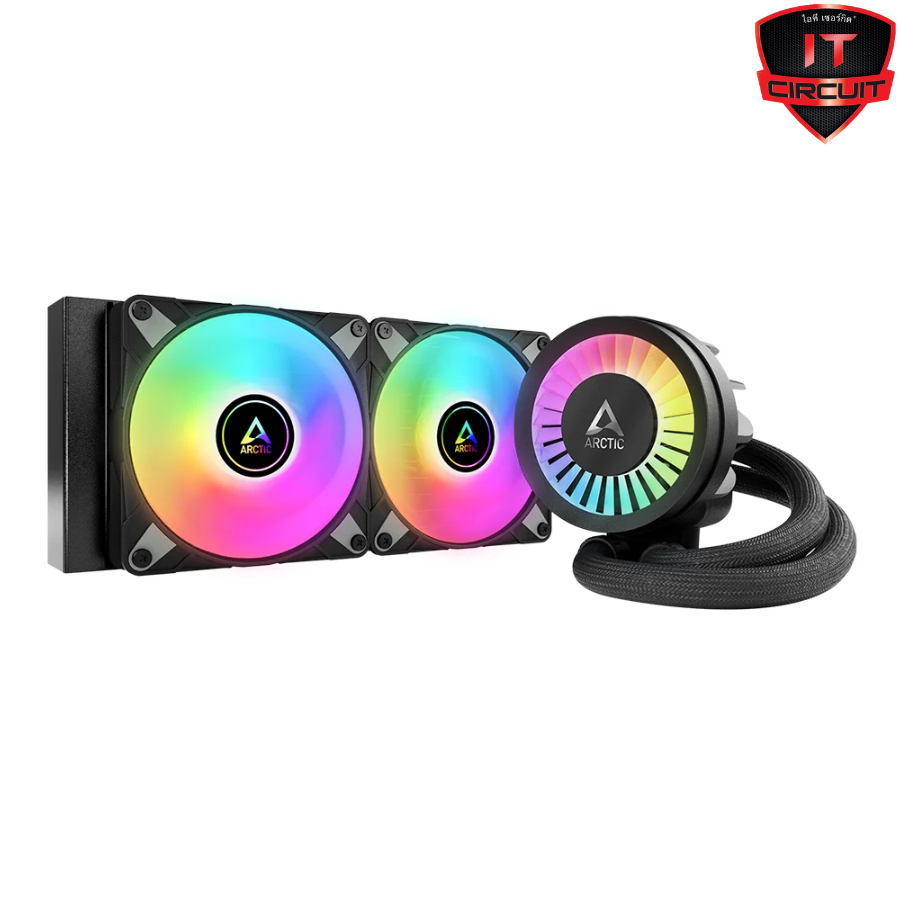 CPU LIQUID COOLER (ชุดน้ำปิด) ARCTIC LIQUID FREEZER III 240 A-RGB (BLACK)