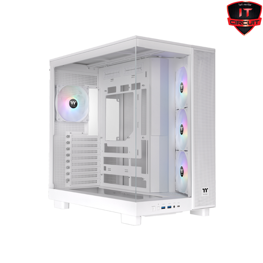 ATX CASE (เคส) (NP) THERMALTAKE VIEW 380 XL TG ARGB WHITE SN181025B400Y