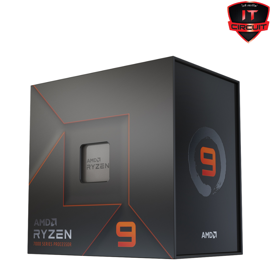 CPU (ซีพียู) AMD RYZEN 9 7900X 4.7 GHz SN22925T360H