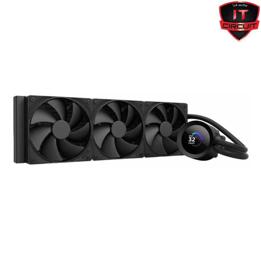 LIQUID COOLER (ชุดน้ำปิด) NZXT KRAKEN PLUS 360 BLACK