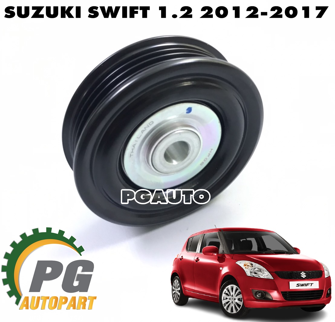 ชุดลูกลอก+สายพานแอร์+สายพานหน้าเครื่อง SUZUKI SWIFT เครื่อง 1.2 L ปี 2012-2017 (1ชุด=3ชิ้น) แท้ / รูปจริง