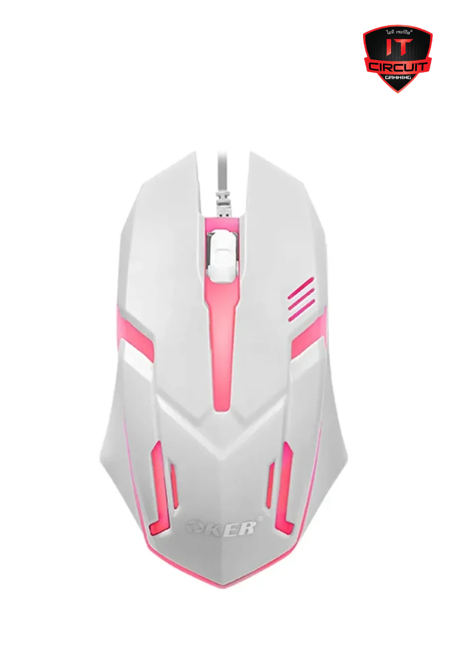 MOUSE (เมาส์) OKER OP-167 WHITE SN031025T104H