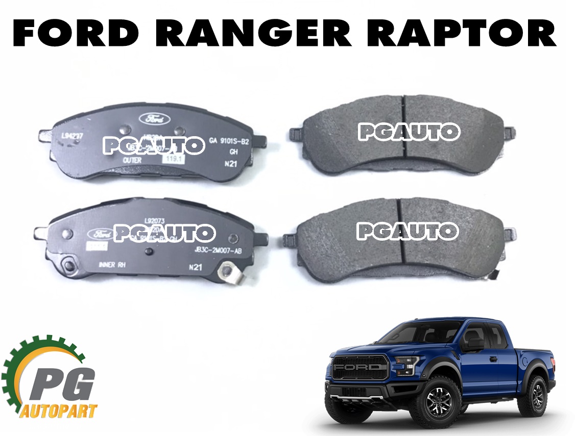 ชุดผ้าดิสเบรคหลัง FORD RANGER RAPTOR T8 ปี 2018-2022 (1ชุด) แท้ / รูปจริง