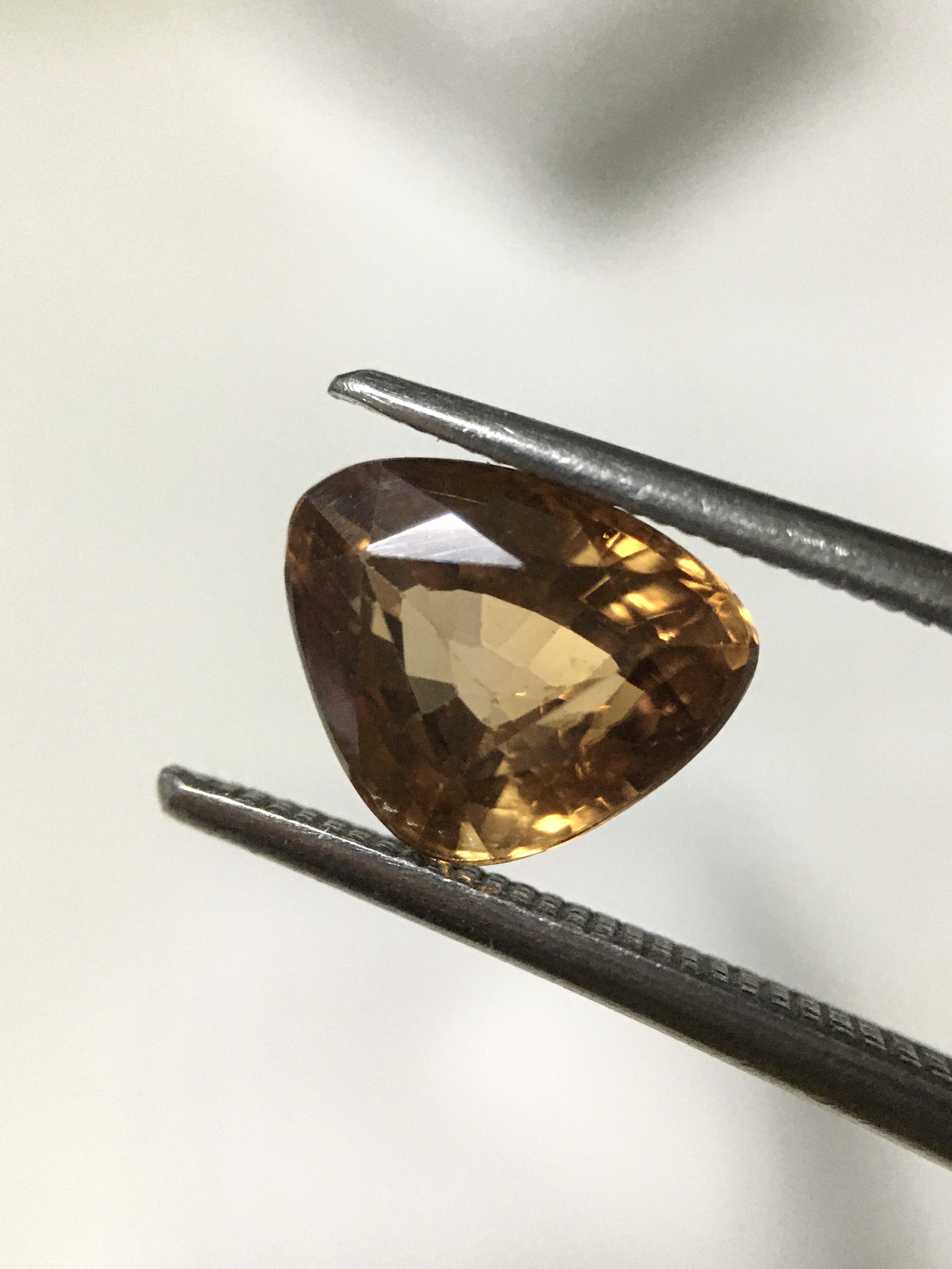 ZIRCON เพทาย แท้ 2.58 กะรัต พลอยแท้ ประกายเพชร เนื้อใส ไฟดี สวย น่าสะสม