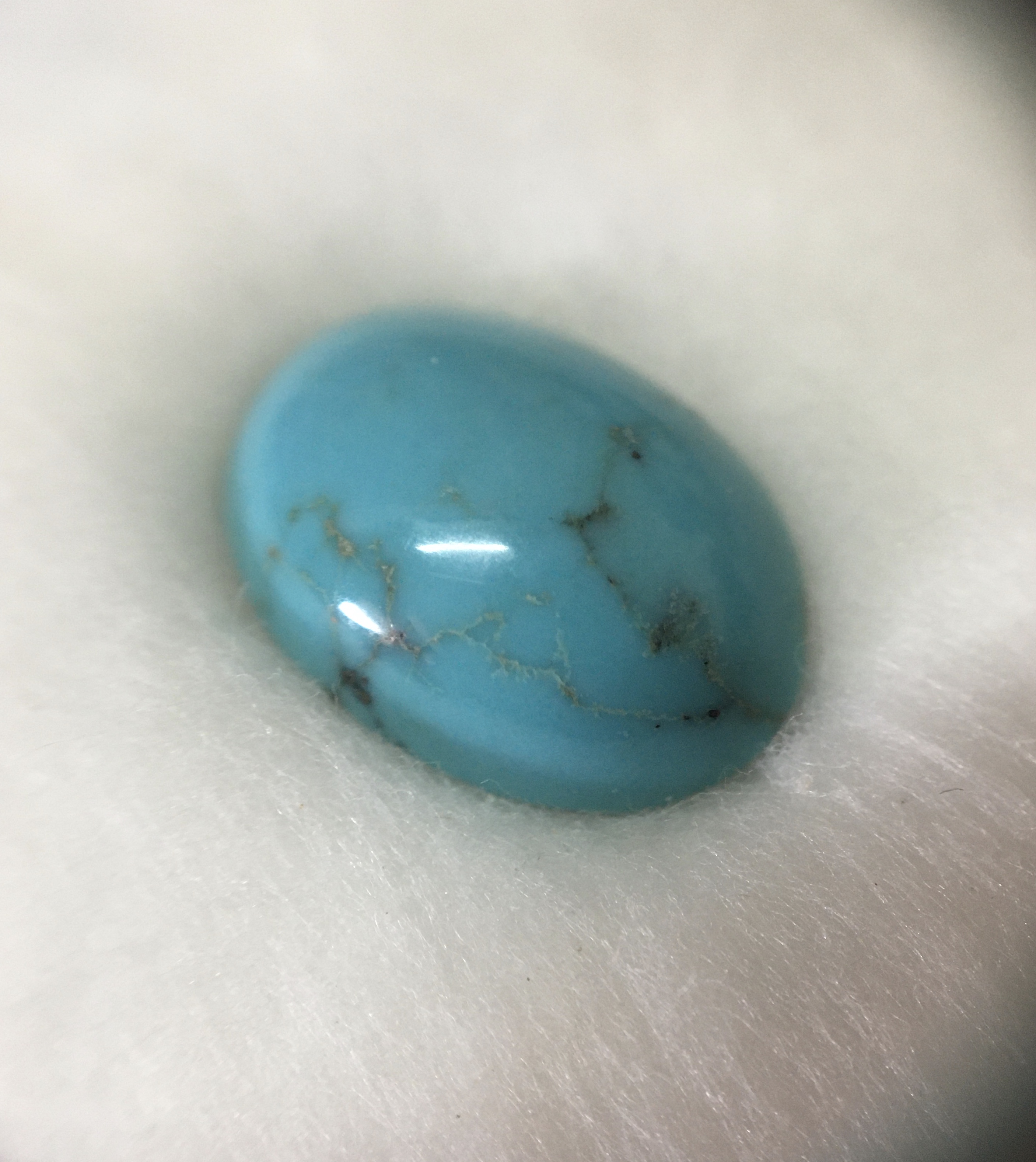 (ลดพิเศษ ทุกเทศกาล) เทอคอยซ์ แท้ 7 กะรัต สีฟ้าพาสเทล สวยหวาน มีลายตามธรรมชาติ ไม่พอใจยินดีคืนเงิน