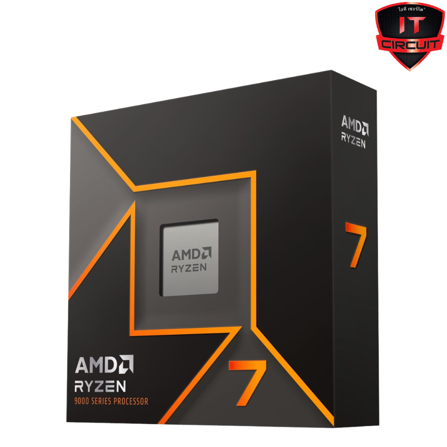 CPU (ซีพียู) AMD AM5 RYZEN 7 9700X 3.8GHz 8C 16T SN22925T360H