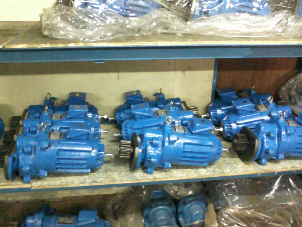 มอเตอร์เกียร์ ShengYin 0.75Kw (ไต้หวัน)ไฟ380v AC / Sheng Yin Crane Geared Motor 0.75 KW