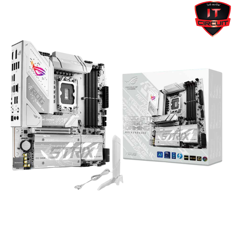 MAINBOARD (เมนบอร์ด) ASUS ROG STRIX B860-G GAMING WIFI (INTEL SOCKET 1851 DDR5 MICRO-ATX) SN27925T110H