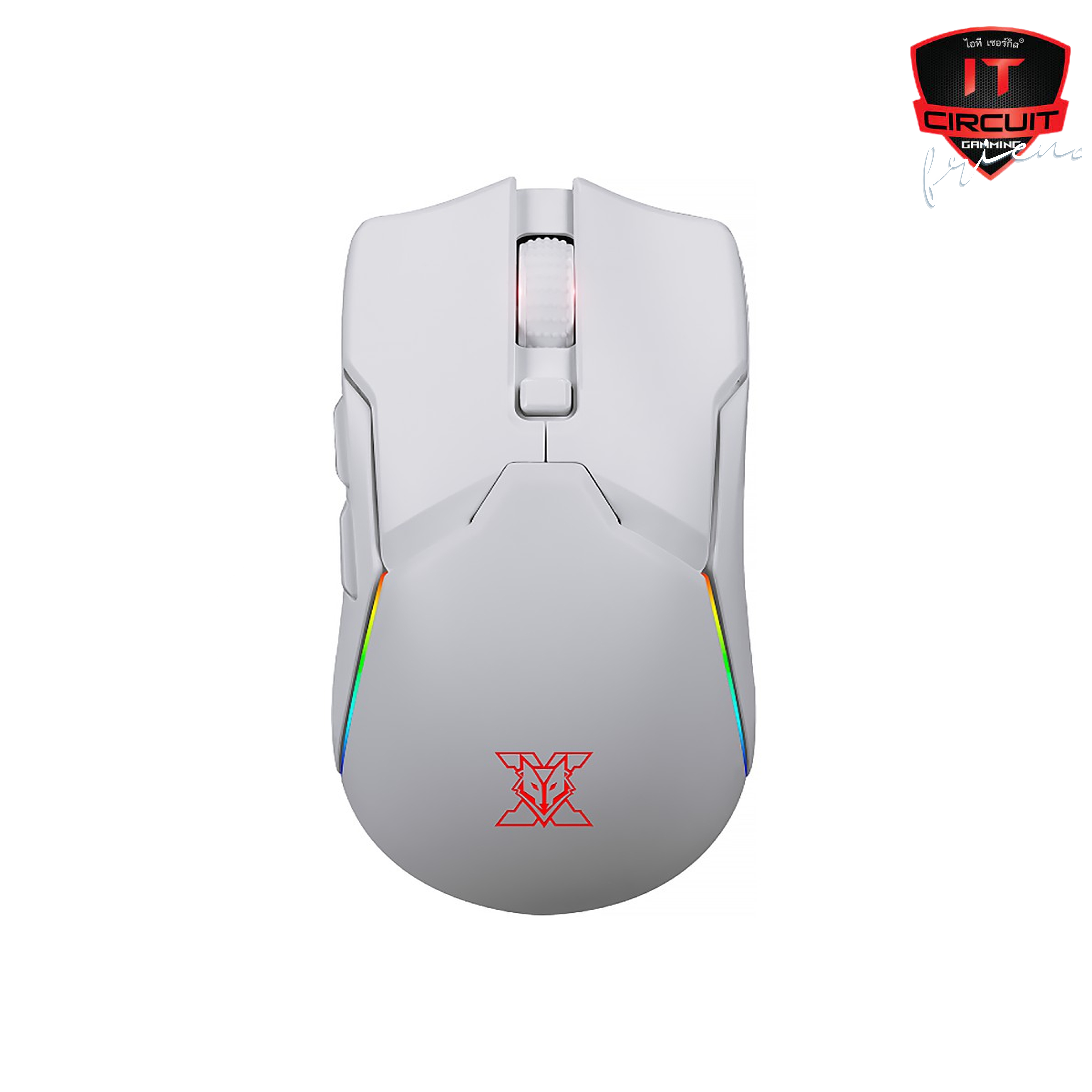 WIRELESS MOUSE (เมาส์ไร้สาย) NUBWO CERBERUS NM-92M (WHITE)