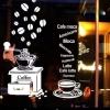 สติ๊กเกอร์ตกแต่งร้านกาแฟ ร้านอาหาร