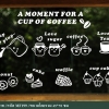 สติ๊กเกอร์ตกแต่งร้านกาแฟ ร้านอาหาร