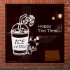 สติ๊กเกอร์ตกแต่งร้านกาแฟ ร้านอาหาร