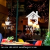 สติ๊กเกอร์ตกแต่งร้านกาแฟ ร้านอาหาร