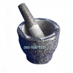 ครกหิน พร้อมสาก ขนาด 8 นิ้ว