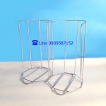 ที่คว่ำชามก๋วยเตี๋ยว-สแตนเลสหนา ขนาด 8 นิ้ว แบบคู่เล็ก