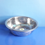 กะละมังสแตนเลส-เจาะรูใหญ่ ขนาด 45 ซ.ม