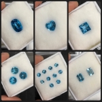 (ของขวัญวันแม่ เริ่มต้น 390 บาท) พลอยบลูโทพาซแท้ สีฟ้าสวย เนื้อใส ไฟดี เป็นของขวัญล้ำค่าเพื่อคนที่คุณรัก ไม่พอใจยินดีคืนเงิน