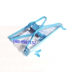 ไม้แขวนเสื้อลวดเคลือบ 3 ห่วง No.3