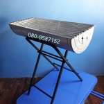 เตาถังน้ำมัน พร้อมขาตั้ง (พับเก็บได้) ขนาด 100 ลิตร