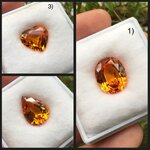(เริ่มต้น 590) บุษราคัม โคลนนิ่ง พลอยสังเคราะห์สวยเหมือนบุษราคัมแท้ สีเหลืองน้ำงาม ไฟดี