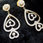 PD047 ต่างหูระย้าเพชรแท้ 1.49 กะรัต ดีไซน์สวยหวาน เตหะรานมากค่ะ