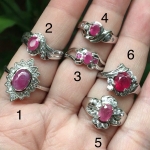 (ของขวัญวันแม่ พิเศษ 790 บาท ทุกวงจ้า)Ruby collection แหวนทับทิมแท้ ใส่สวยเสริมราศี