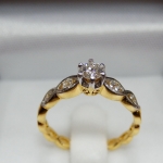 m149 แหวนเพชรแท้ 0.39 กะรัต งานดี ราคาเบาๆ