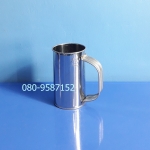 กระป๋องรองถุง-สแตนเลส แบบมีหู