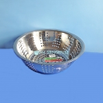 กะละมังสแตนเลส-เจาะรูใหญ่ ตราภูเขา ขนาด 42 ซ.ม