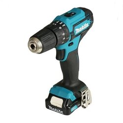 สว่านกระแทกไร้สาย (พร้อมแบตเตอรี่) MAKITA HP333DWYE 12 โวล