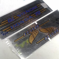 สติกเกอร์ฝากระเป๋า-ข้างถัง ฮอนด้า C70K