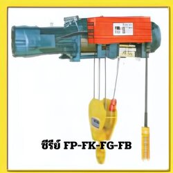 รอกสลิงไฟฟ้า ใช้กับเครนคานเดี่ยว แบบขึ้น - ลง 1 สปีด ยกสูง 6 เมตร ไฟ 380v. Cheng Yin ไต้หวัน รุ่น FP-FK-FG-FB พร้อมกล่องคอนโทรล
