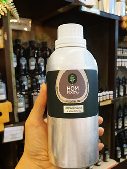 PURE CITRONELLA OIL ตะไคร้หอมแท้ เข้มข้นสกัดธรรมชาติ นิยมไล่ยุง-แมลงดีมาก ดับกลิ่น