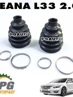 ยางหุ้มเพลาขับนอก NISSAN TEANA L33 2.0 L AT ปี 2014-2017 (1ชุด = 2 ชิ้น) เทียบ / รูปจริง