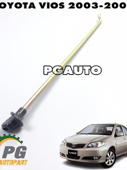 เหล็กค้ำฝากระโปรงหน้า TOYOTA VIOS NCP42 ปี 2003-2006 (1ชิ้น) แท้ / รูปจริง