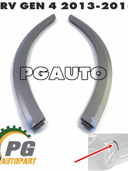 คิ้วขอบประตูหลัง LH-RH HONDA CRV GEN4 ปี 2013-2016 (1 ชุด = 2 ชิ้น) แท้ / รูปจริง