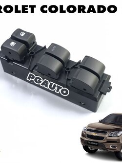 สวิทช์กระจกไฟฟ้าหน้าขวา RH CHEVROLET COLORADO (4 ประตู) ปี 2012 ขึ้นไป 18 สาย (1 ชิ้น) แท้ / รูปจริง