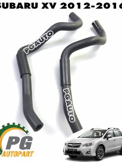 ท่อฮีตเตอร์(เข้า-ออก) SUBARU XV ปี 2012-2016 (1 ชุด = 2 ชิ้น) แท้ / รูปจริง