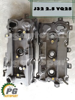 พลาสติกฝาครอบวาวล์+ยางเบ้าหัวเทียน NISSAN TEANA J32 2.5 L ปี 2009-2013 (1 ชุด = 2 ชิ้น) / รูปจริง