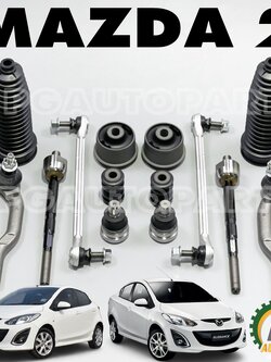 เซตช่วงล่าง มาสด้า 2 MAZDA 2 ปี 2009 -2012 เครื่อง 1.5 L (1ชุด = 14 ชิ้น) (รูปจริง)