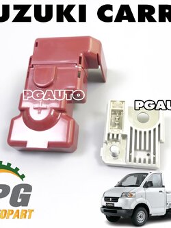 ฝาครอบขั้วแบตเตอรี่+ขั้วแบตเตอร์รี่ SUZUKI CARRY(GC416) ปี 2007-2018 (1 ชุด = 2 ชิ้น) แท้ / รูปจริง