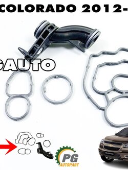 ชุดปะเก็นออยล์คูลเลอร์+ท่อออยล์ CHEVROLET COLORADO ปี 2012-2015 (1 ชุด) แท้ / รูปจริง