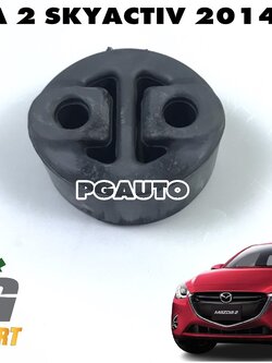 ยางคิ้วท่อไอเสีย(ท่อนปลาย) MAZDA 2 SKYACTIV ปี 2014-2018 (1 ชิ้น) แท้ / รูปจริง