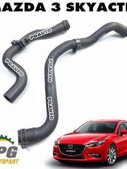 ชุดท่อยางหม้อน้ำ บน ล่าง MAZDA 3 SKYACTIV ปี 2014-2018 (1 ชุด= 2 ชิ้น) แท้ / รูปจริง