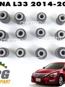 ชุดบู๊ชคานหลัง NISSAN TEANA L33 2.0/2.5 L ปี 2014-2018 (1ชุด = 12 =ชิ้น) เทียบ / รูปจริง