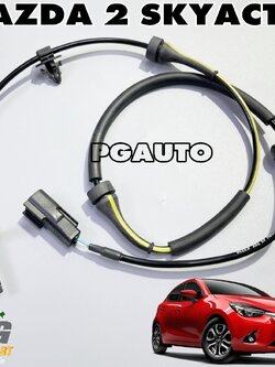 สายเซ็นเซอรล้อหน้า ABS LH/RH MAZDA 2 SKYACTIV ปี 2014-2018 (1เส้น) แท้ / รูปจริง