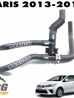 ท่อยางข้างเครื่อง TOYOTA YARIS(NSP152) ปี 2013-2017 (1ชิ้น) แท้ / รูปจริง