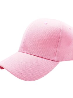 หมวกแก็ปสีชมพูอ่อน