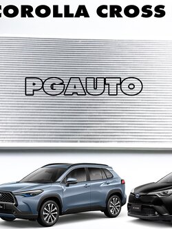 หม้อน้ำ TOYOTA C-HR,COROLLA CROSS (HYBRID) 1.8 L (AT) (1 ชิ้น) ADR / รูปจริง